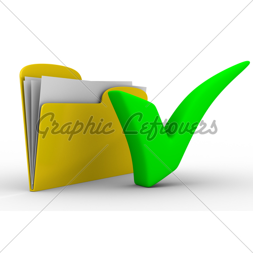 Yellow Puter Folder On White Background Isolated 3d I