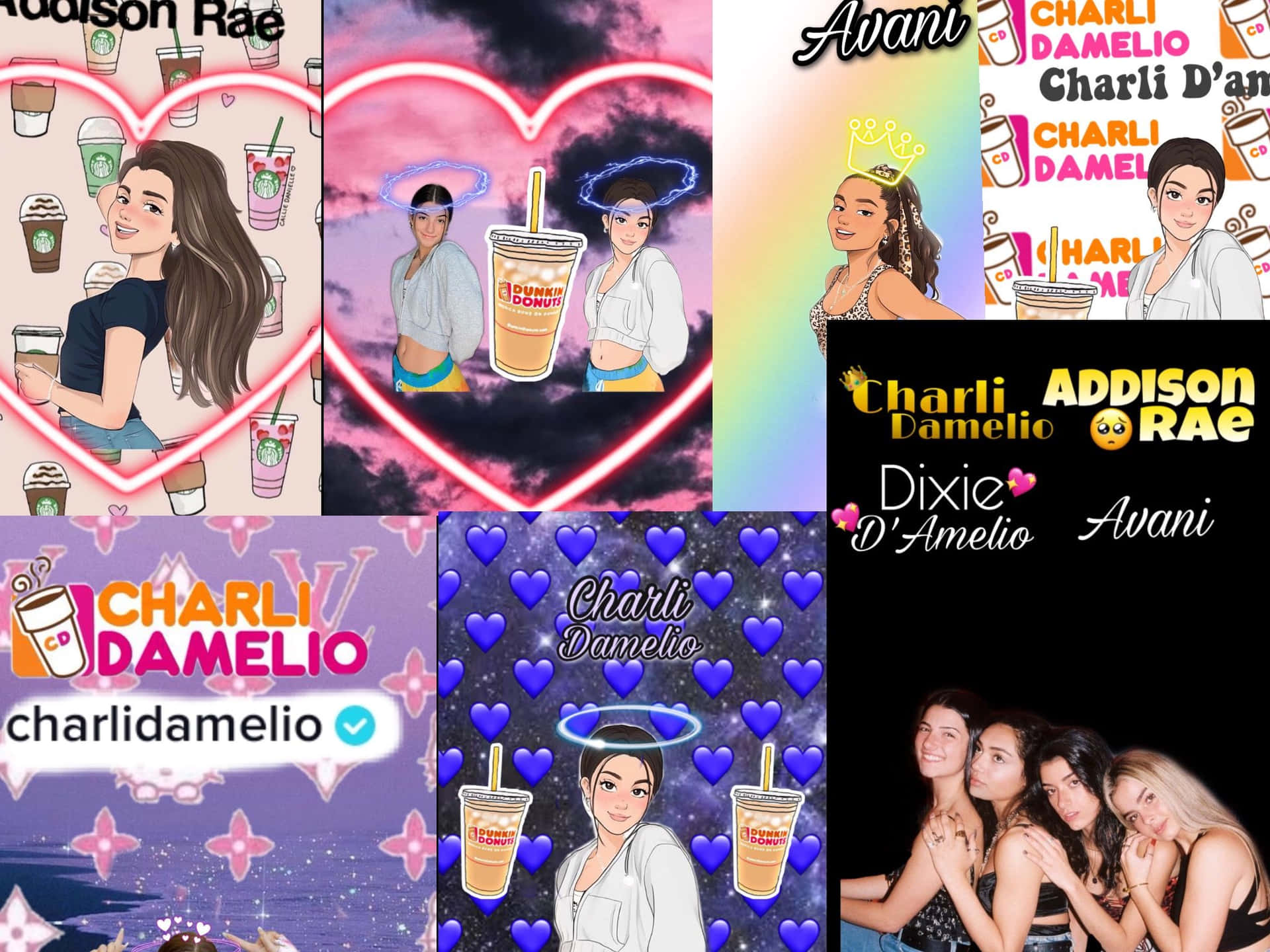 Charli And Addison Oejb3hfzurmd0six Wallpaper
