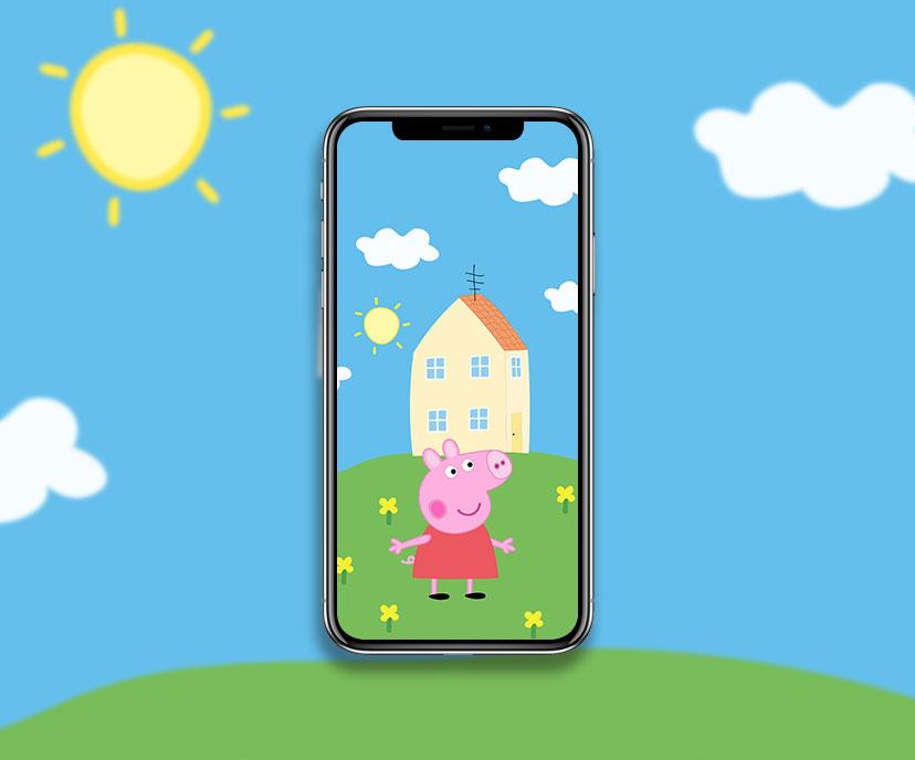 Peppa Pig House Wallpaper For Phone Aesthetic