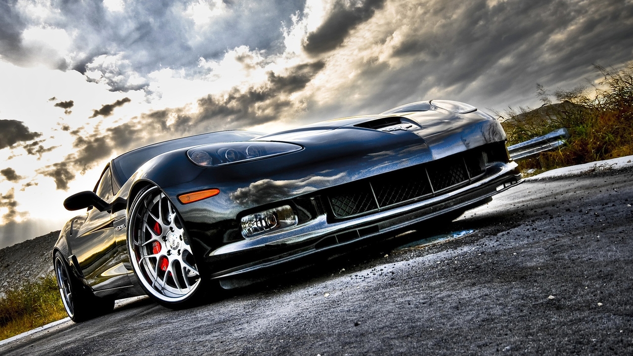 Pixel Desktop Wallpaper HD Corvette Iwallscreen