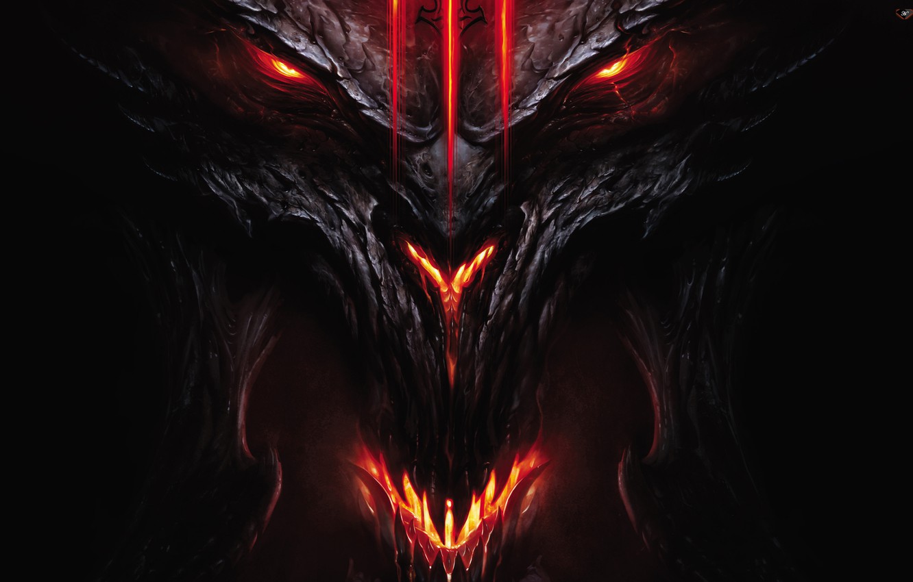 Wallpaper Demon Devil Diablo Iii Face And Head Image