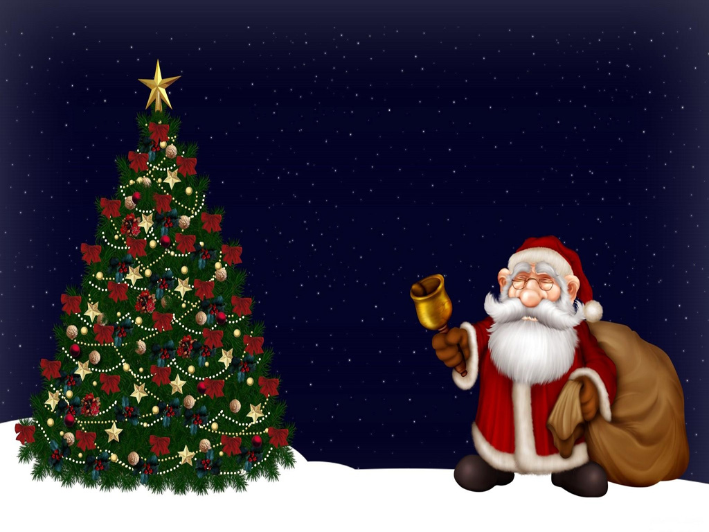 Christmas Santa Claus HD Wallpaper