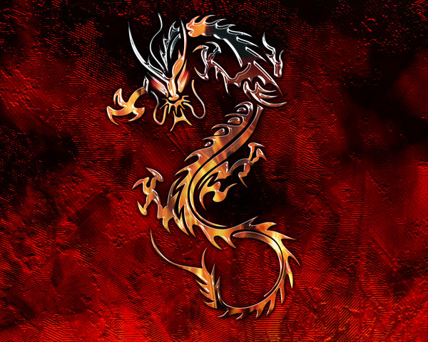 Fire Dragon Wallpaper By Silverdarkhawk