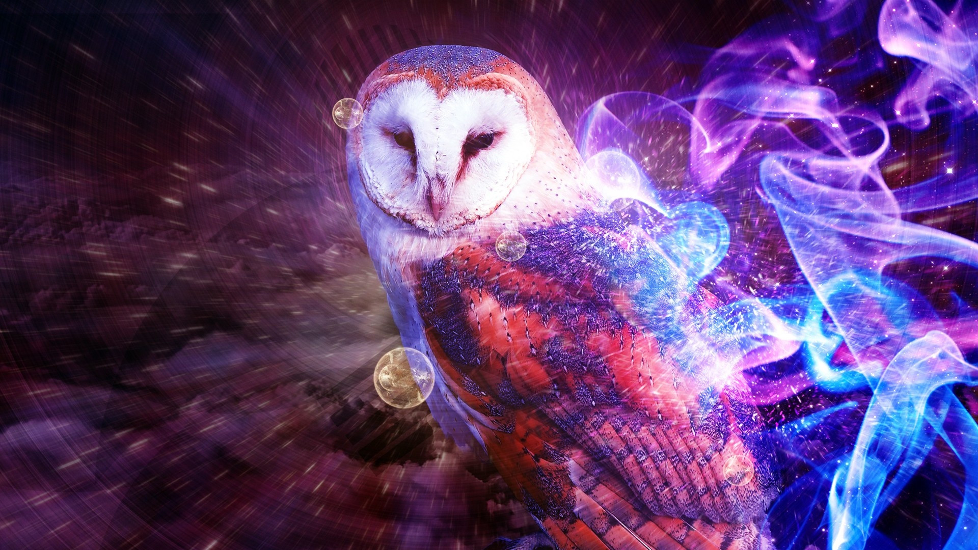 Some Trippy Owl Thing Wallpaper Pictures