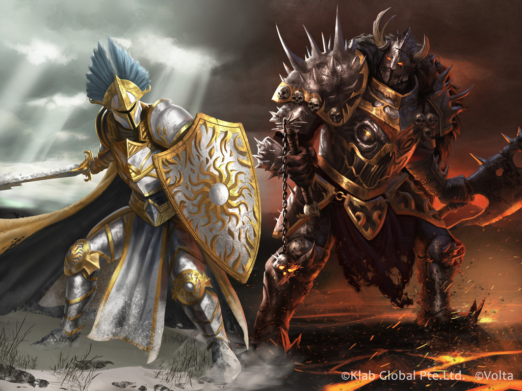 Order and Chaos Knight by MarkTarrisse on