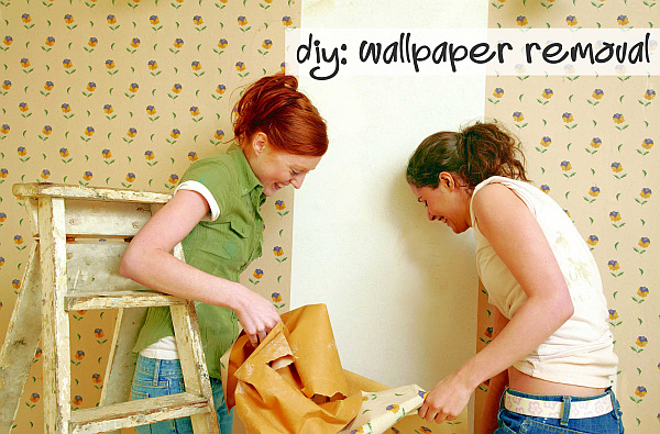 Diy Wallpaper Removal Wallpapering Out With The Old In
