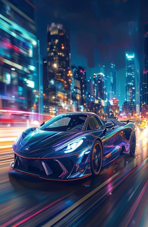 Dual Monitor Car Wallpaper