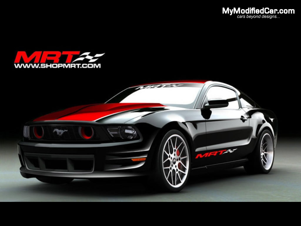Gt Wallpaper Ford Mustang Red Tuning Wide Body Cool
