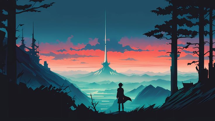 Anime Aesthetic Scenery Wallpaper