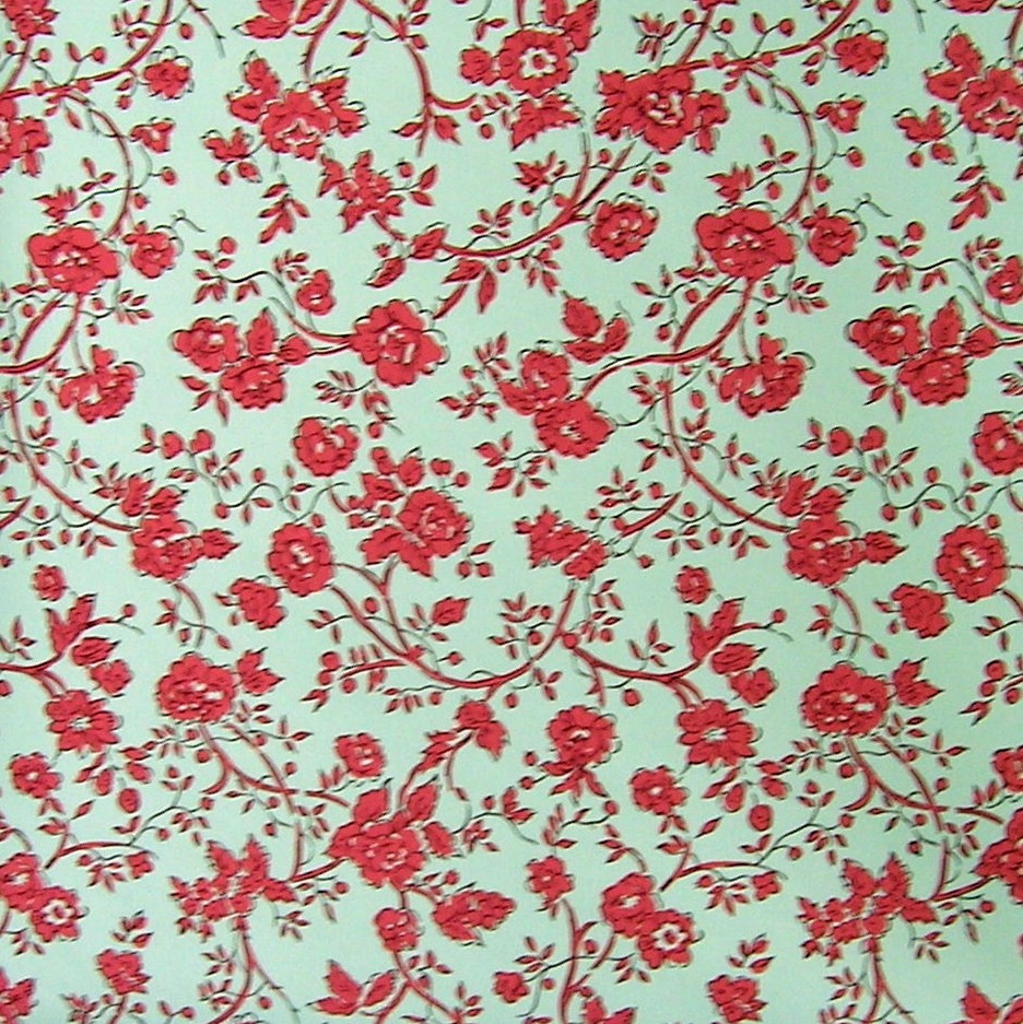 Cherry Blossom Vintage Wallpaper 1 yard by coventgardenvintage