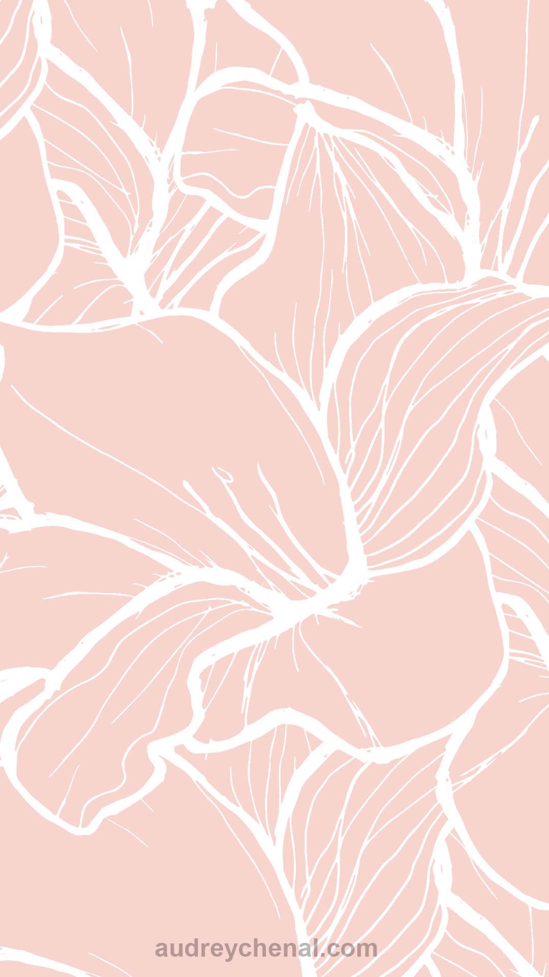 Pink Marble iPhone Wallpaper