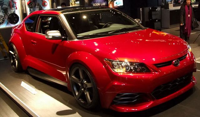 Scion Tc Coupe Modified By Tuner Five Axis At The New York