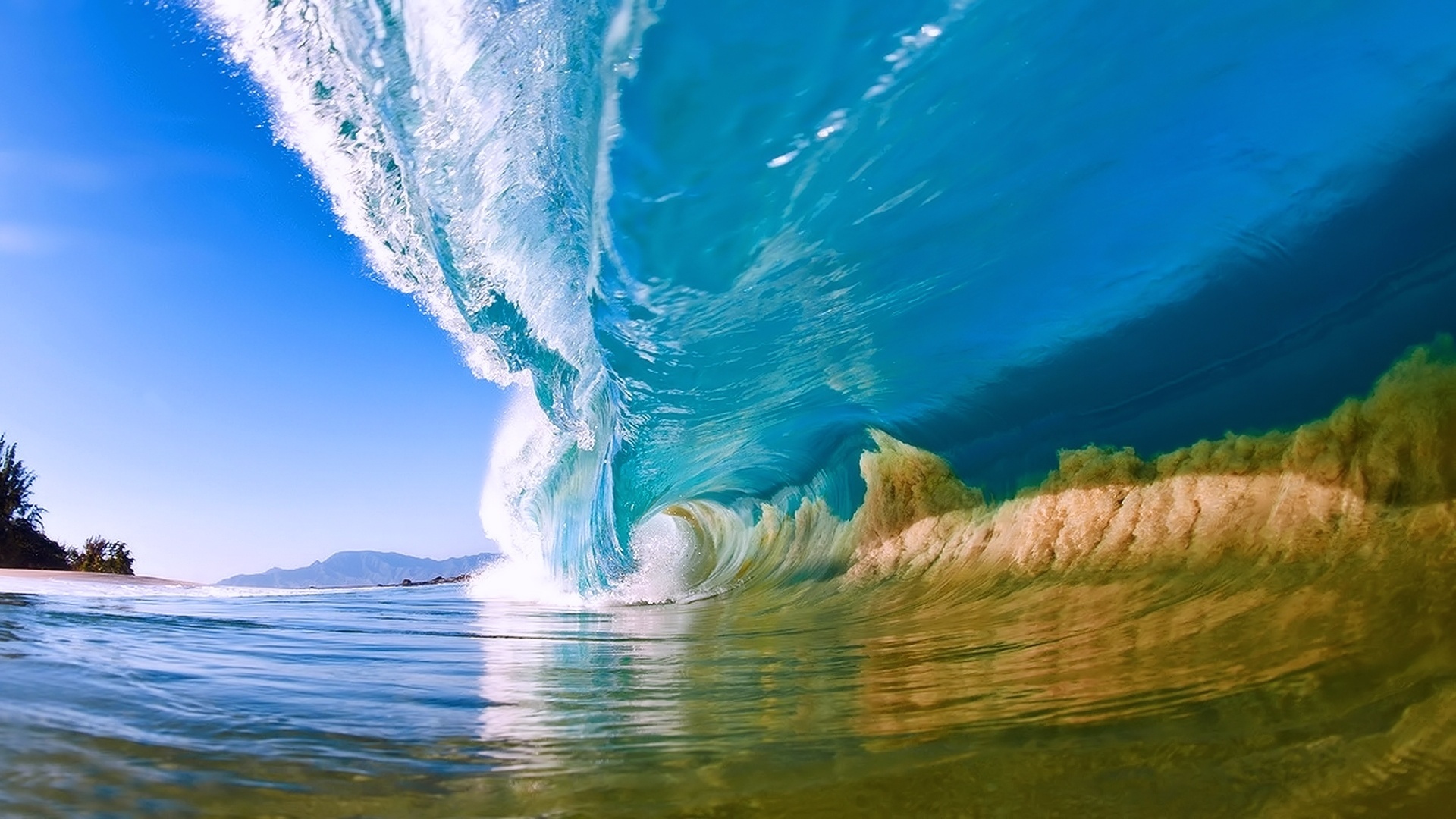 Ocean Waves Wallpaper Hd Wallpapersafari