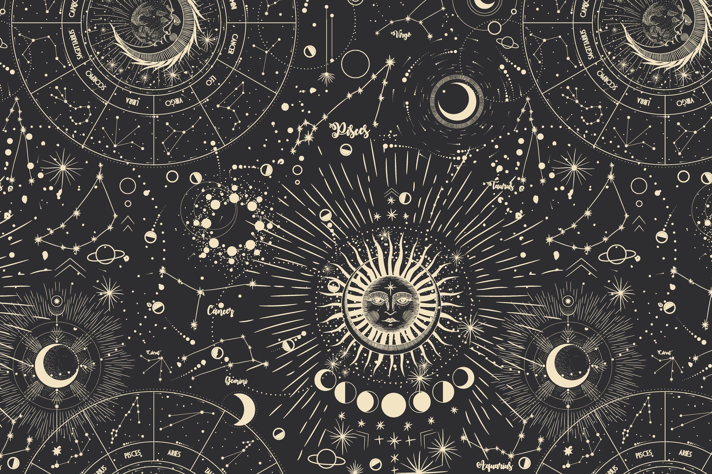 Witch Aesthetic Desktop Wallpaper Top