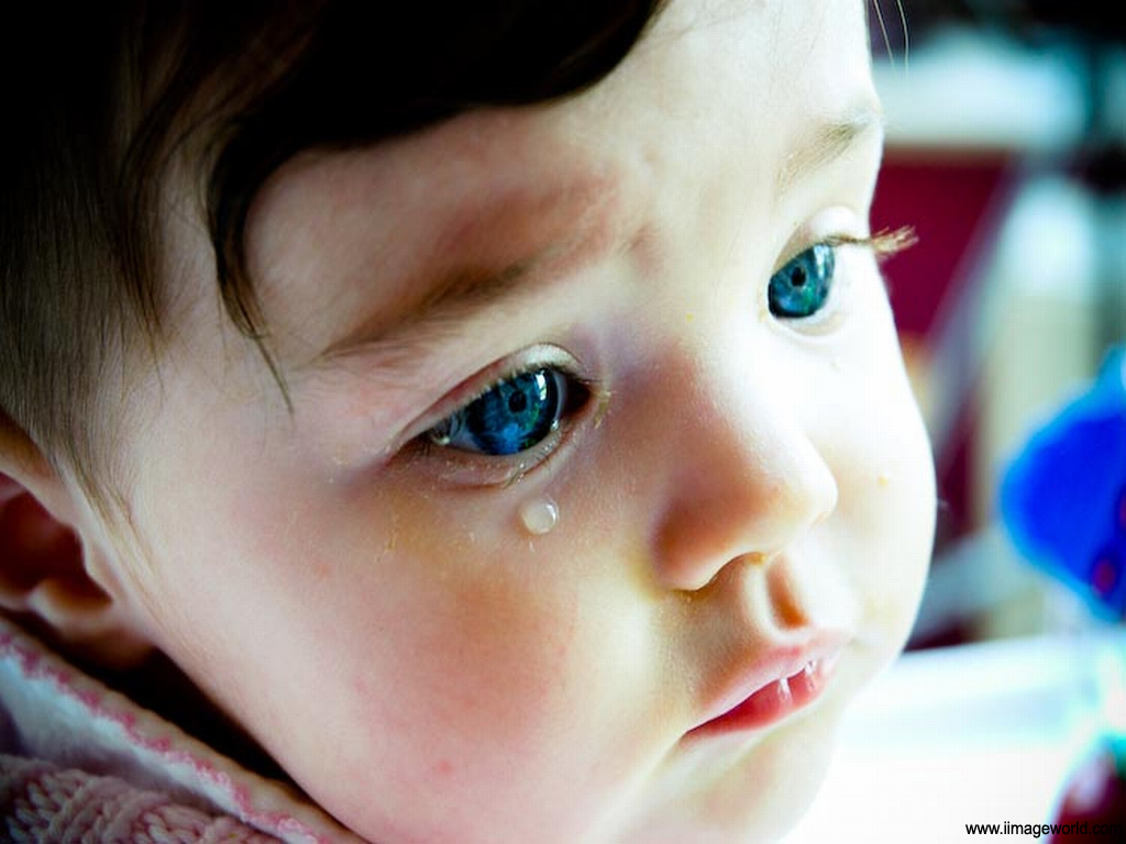 Cute Little Baby Boy Crying HD Wallpaper Babies