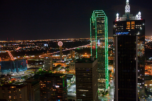 Dallas Texas Night Skyline
