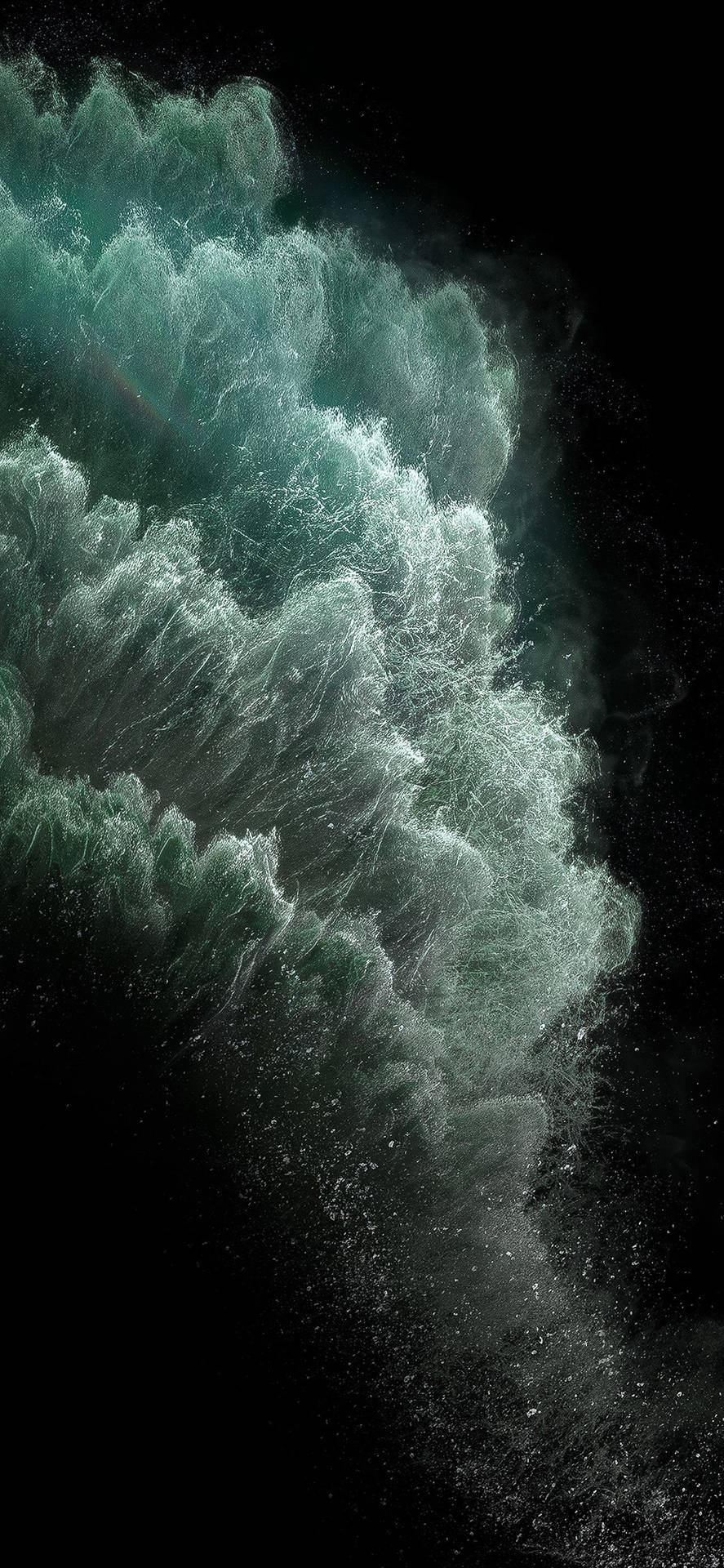 iPhone White Blue Green Waves Quc88qh2bndbyblo Wallpaper