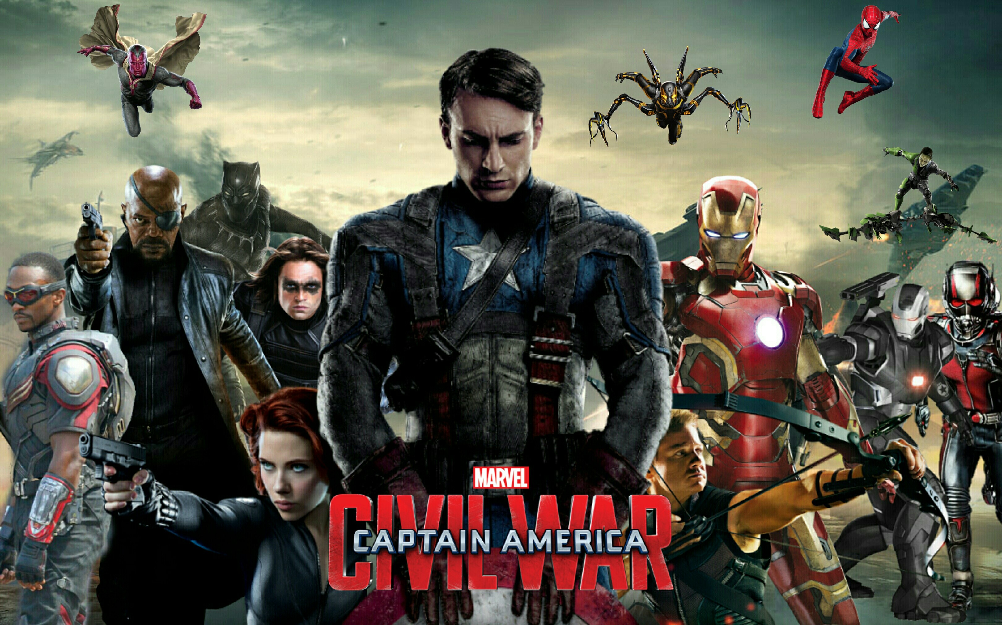 Captain America Civil War Wallpaper Movie Poster By Mrvideo Vidman