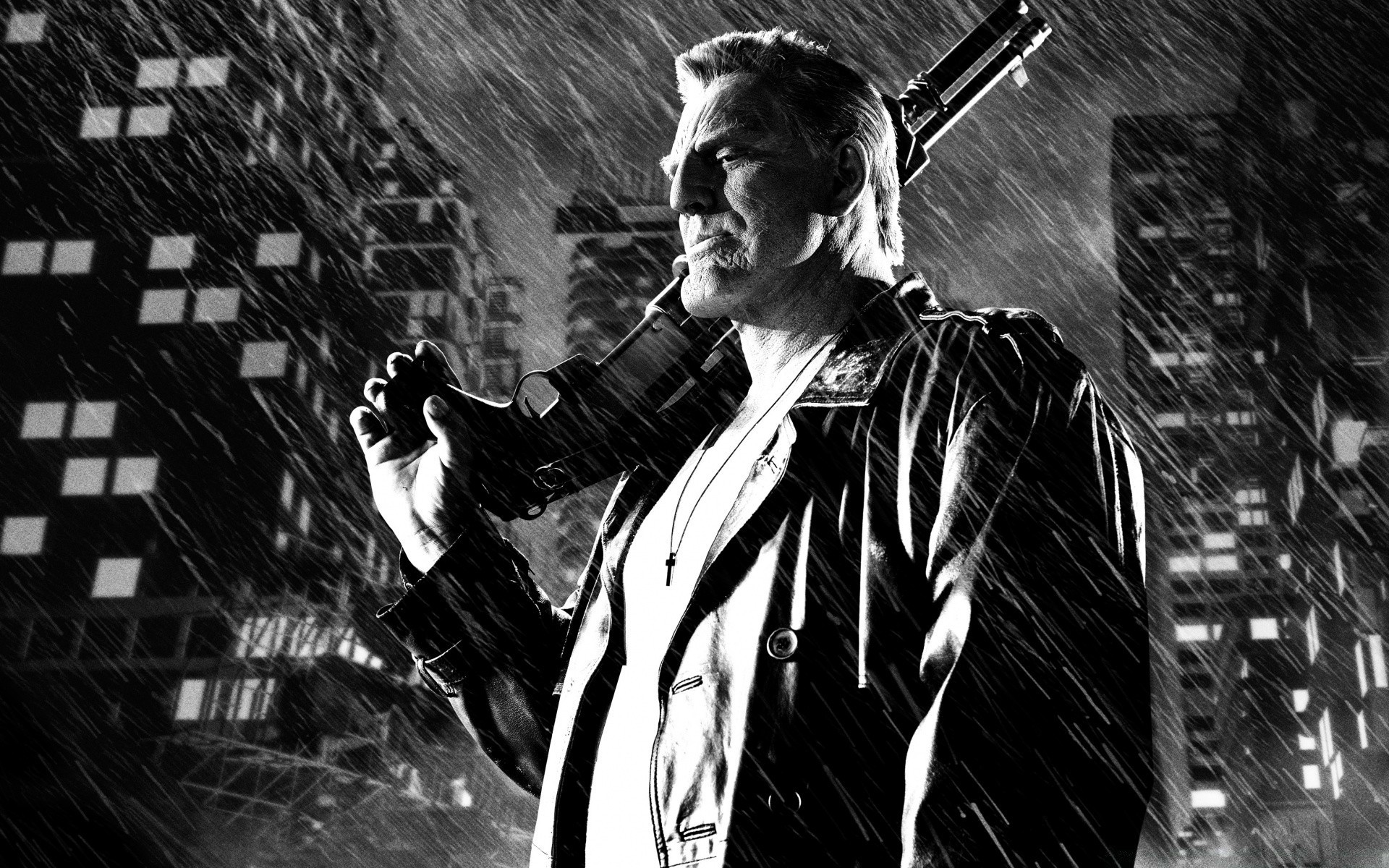 Sin City A Dame To Kill For Mickey Rourke As Marv Phone Wallpaper