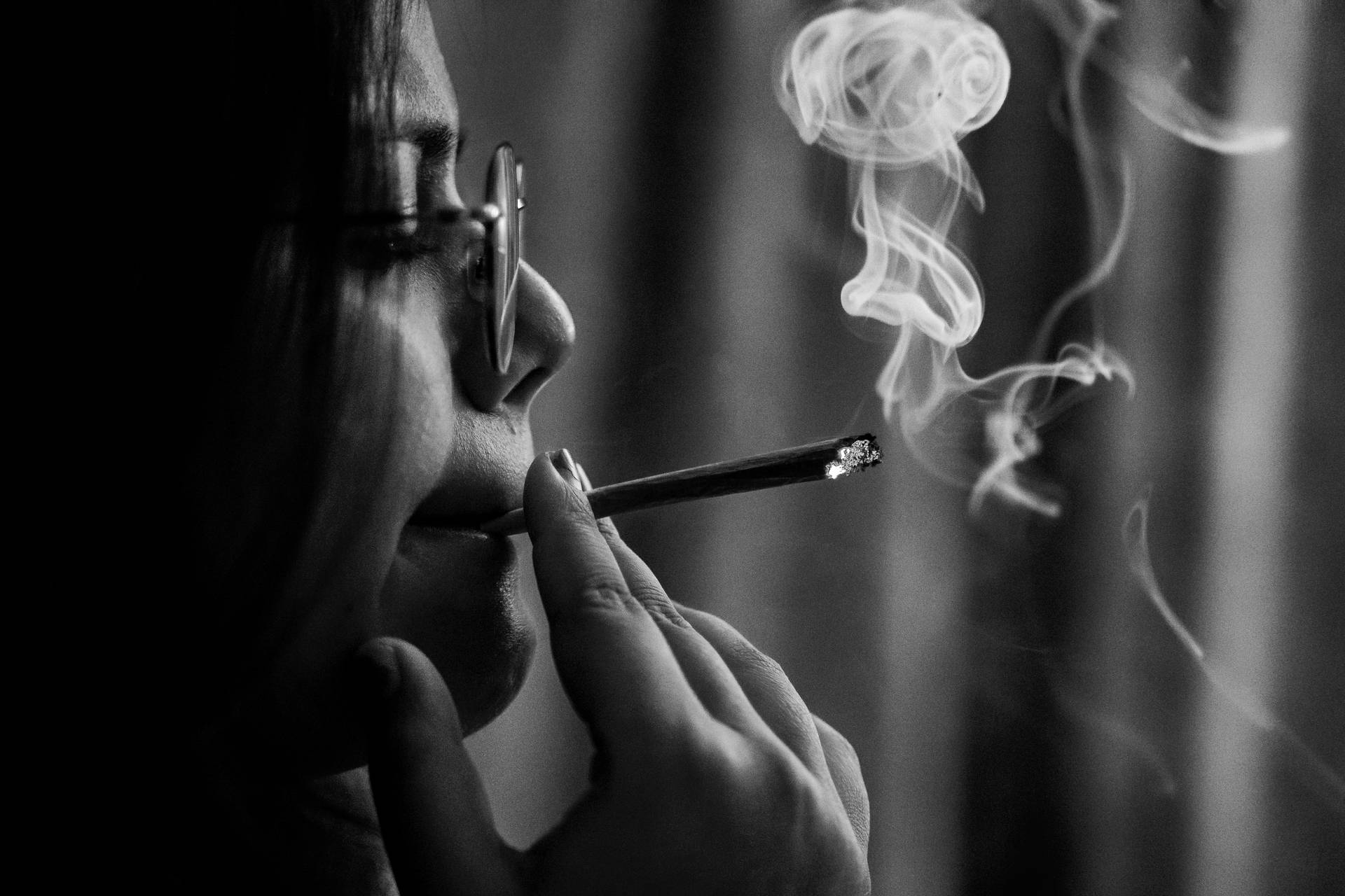 Smoking Weed Wallpaper