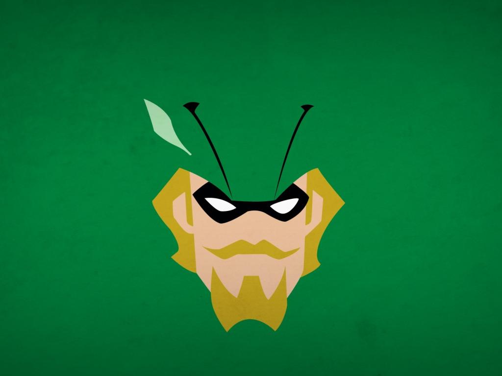 Superheroes Green Arrow Moustache Background Blo0p Wallpaper