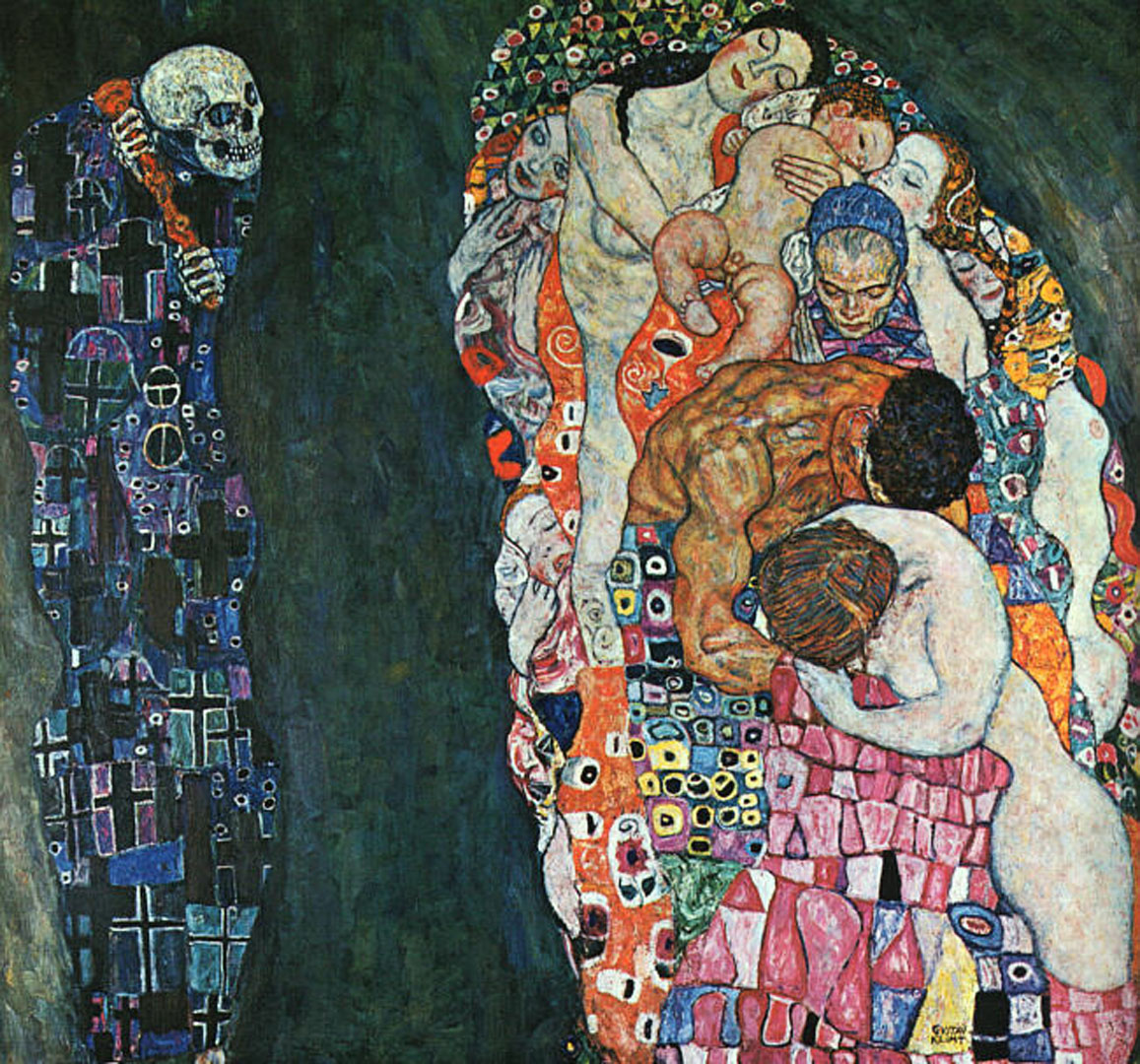 Death And Life Painted Before Revised Gustav Klimt