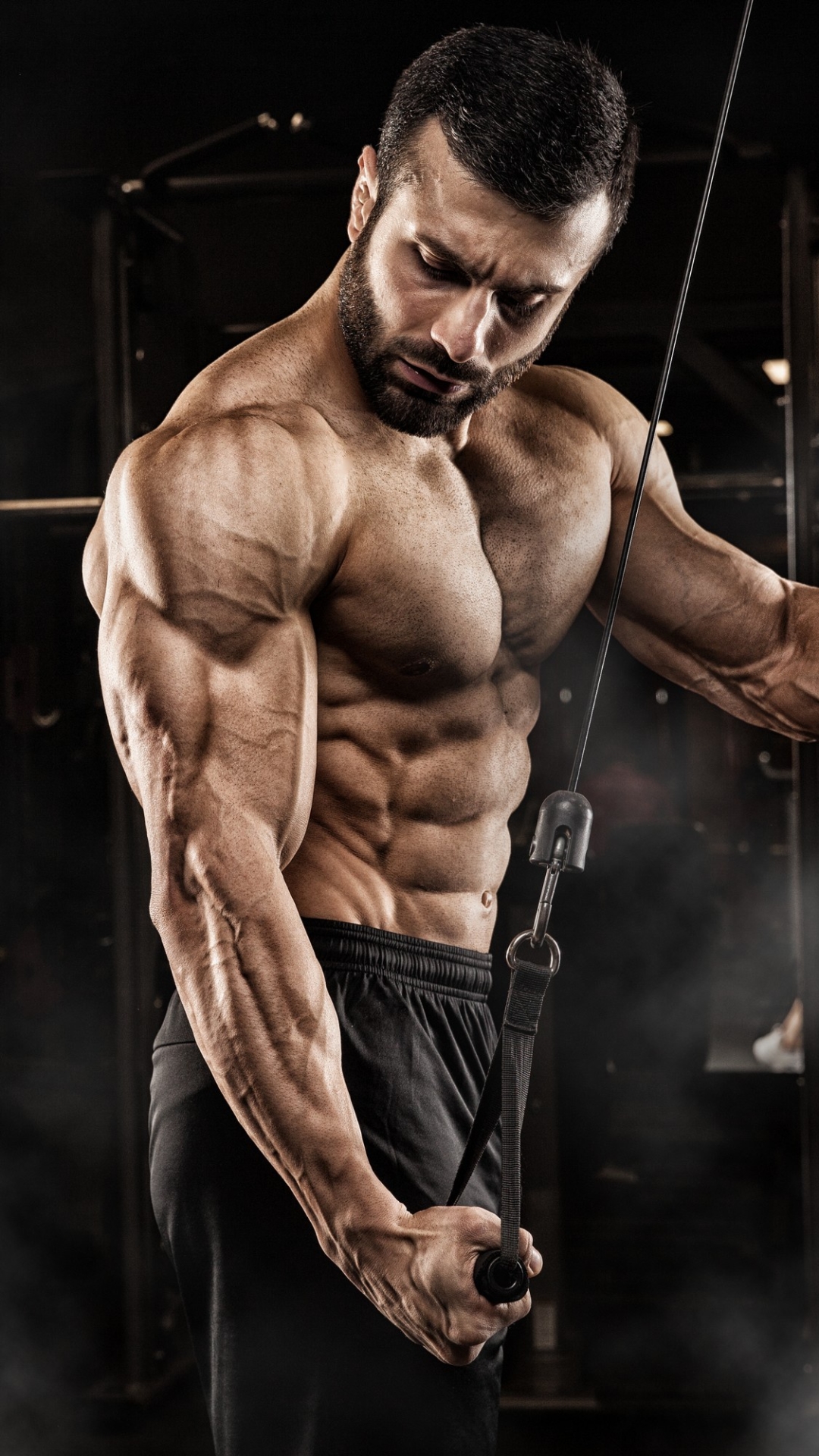 Fitness Muscle Bodybuilding Sports Phone Wallpaper
