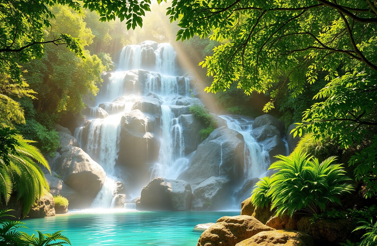 3d Waterfall Wallpaper
