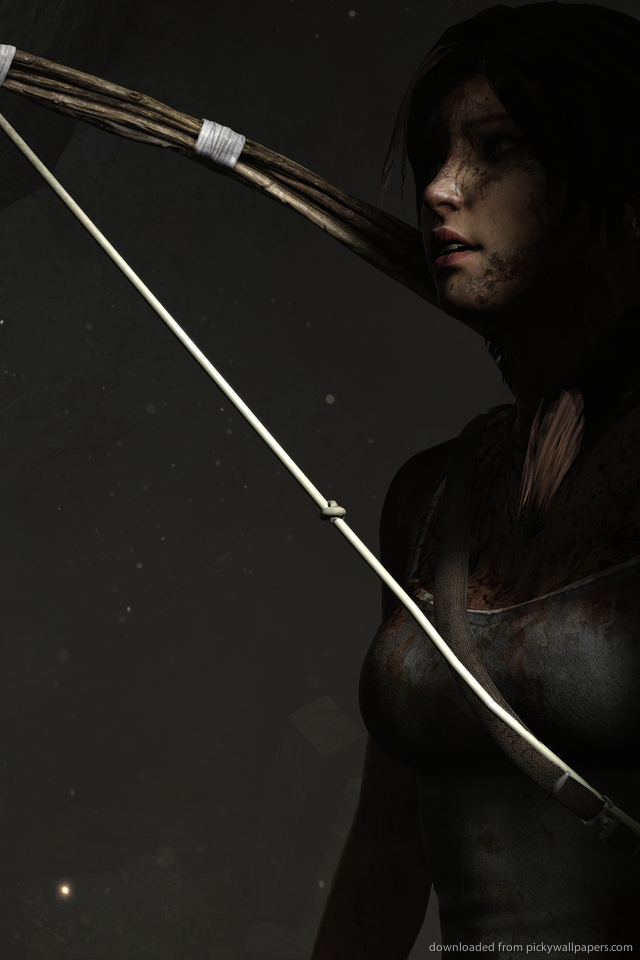 Download Tomb Raider Archery Wallpaper For Iphone 4