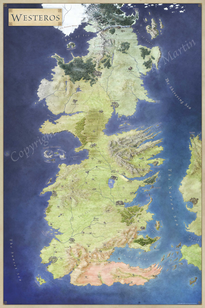 Map Of Westeros Freequotesclubcom