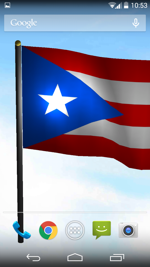 Puerto Rico Flag Livewallpaper