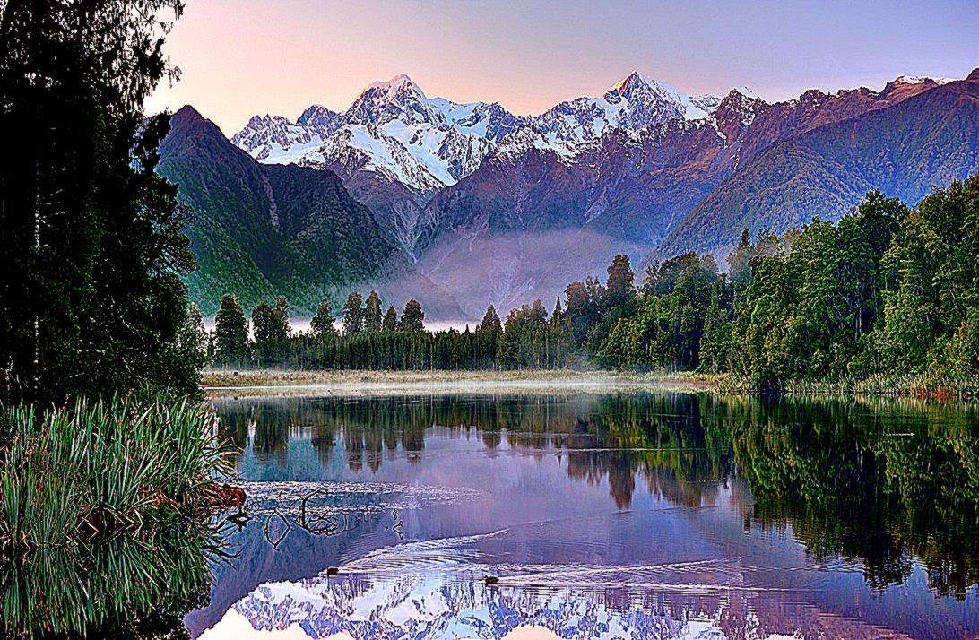Mountain Scenery New Zealand Wallpapers Hd Background Wallpaper