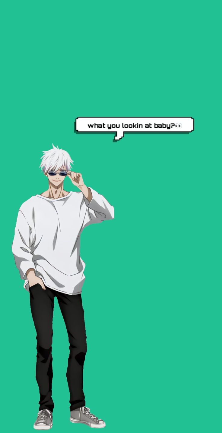 Free download Gojo satoru in 2022 Anime lock screen wallpapers Anime  [736x1430] for your Desktop, Mobile & Tablet | Explore 27+ Funny Gojo  Wallpapers | Funny Background, Wallpapers Funny, Funny Cartoons Wallpapers