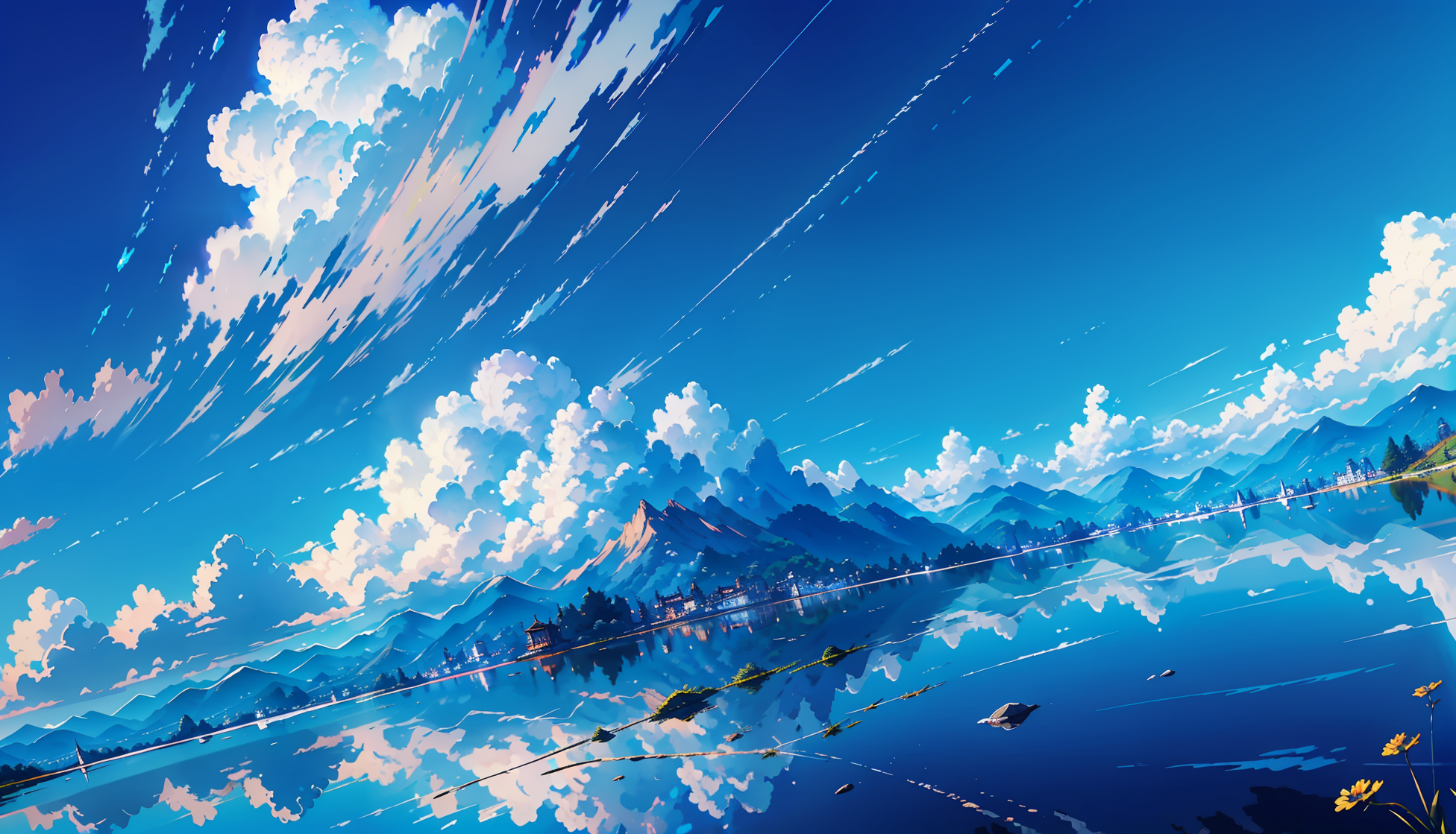 Anime Landscape HD Wallpaper And Background