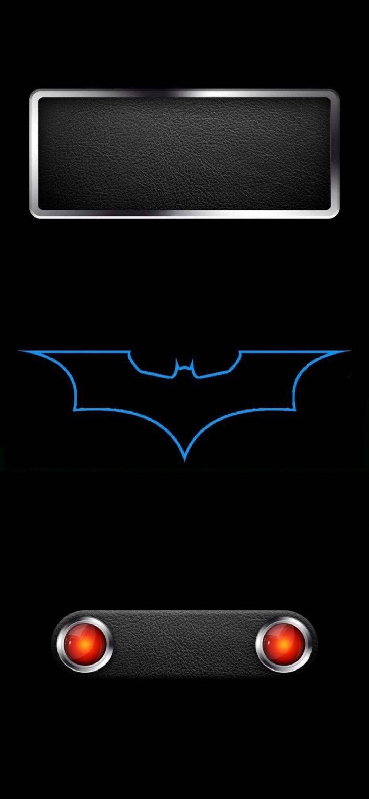 Batman Print iPhone X Wallpaper