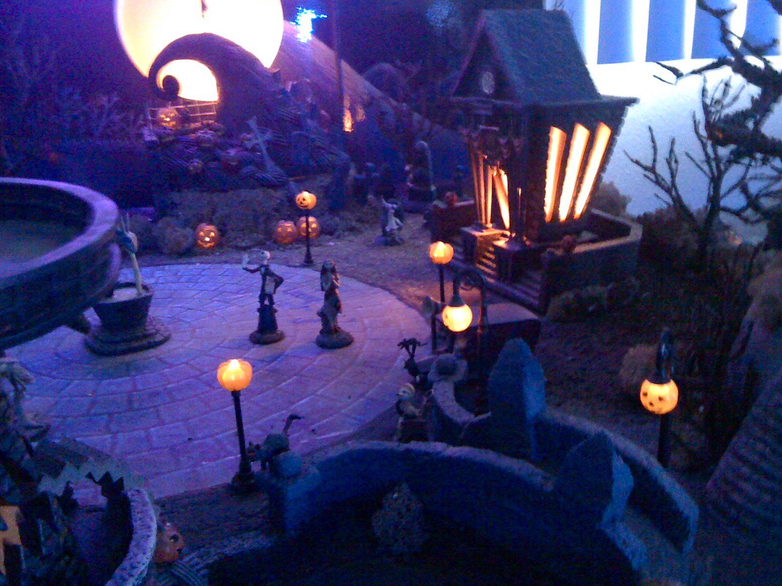 The Nightmare Before Christmas Black Light Village Google Search