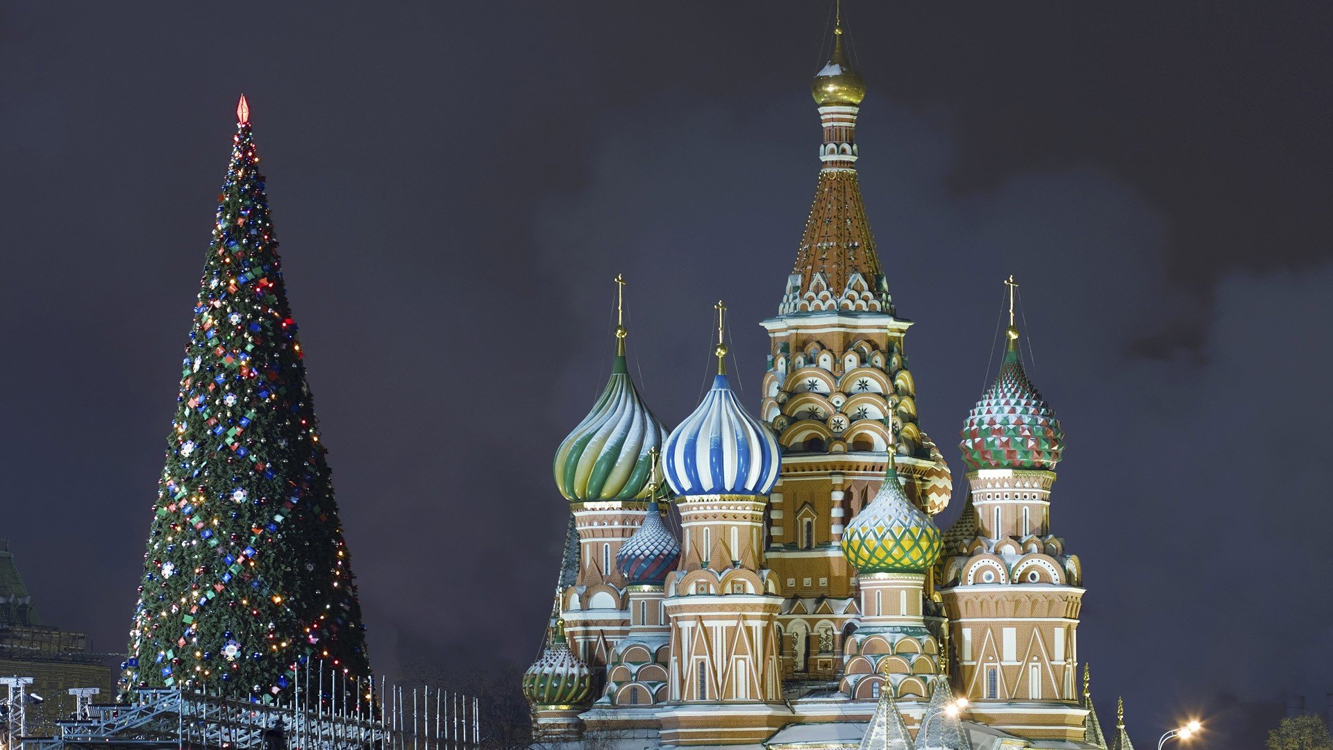 Russia Christmas Wallpaper 1920x1080 Russia Christmas Moscow