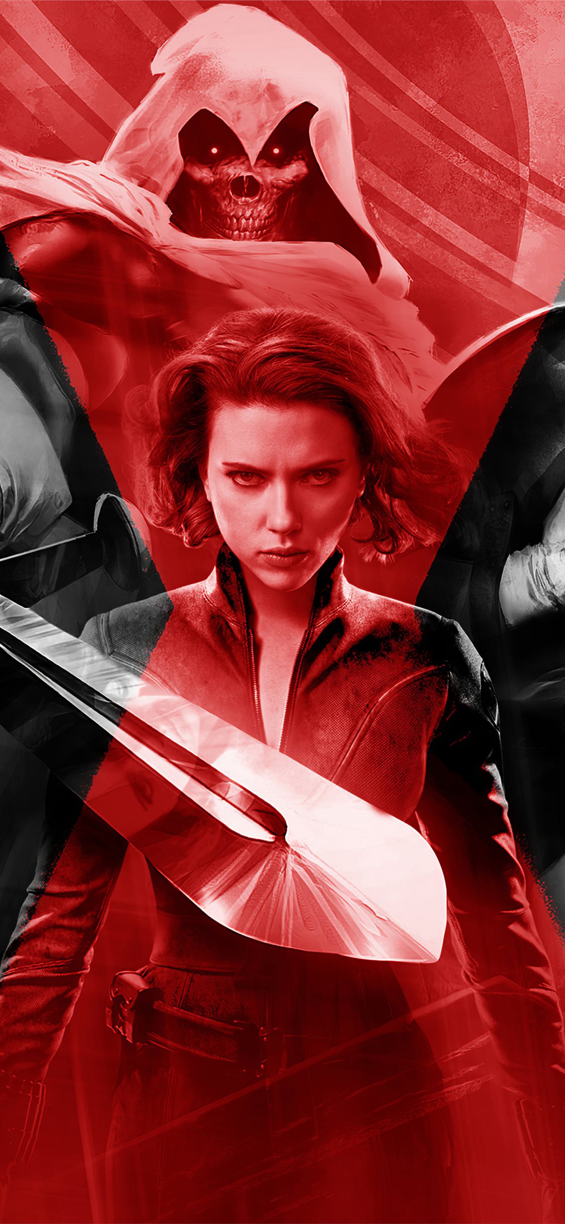 Black Widow Movie 4k iPhone X Wallpaper