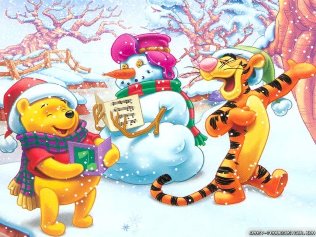 Winnie The Pooh Christmas Wallpaper
