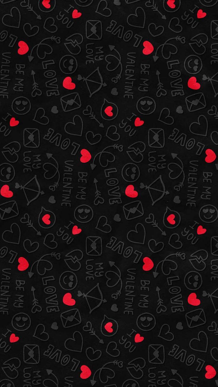 Valentine Patterns iPhone Wallpaper HD