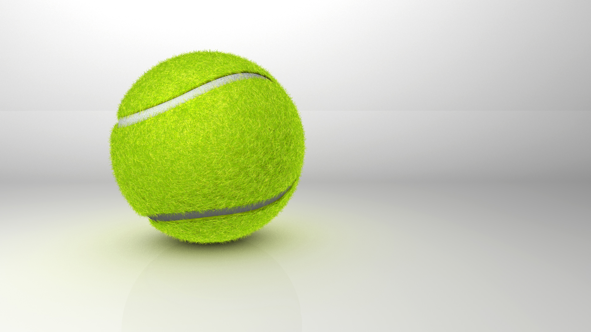 Tennis ball in front of black background HD wallpaper download