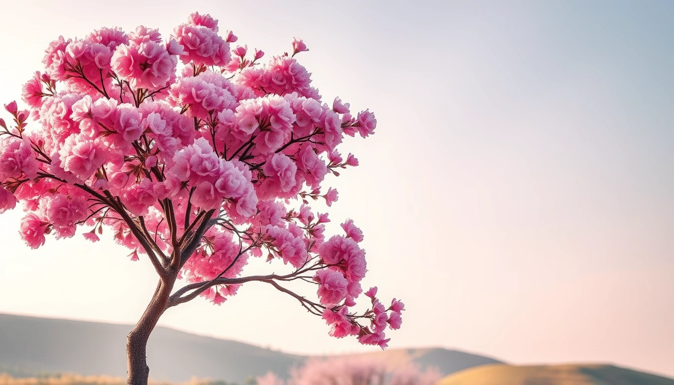 Pink Tree Wallpaper