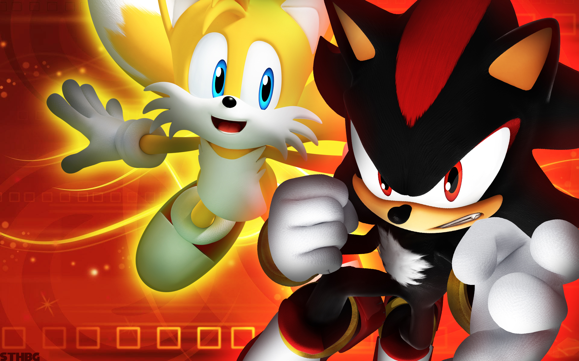 Shadow And Tails Wallpaper By Sonicthehedgehogbg