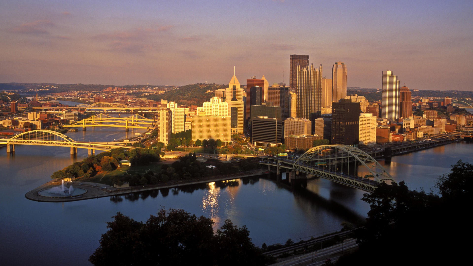 Pittsburgh City Pennsylvania Usa Wallpaper