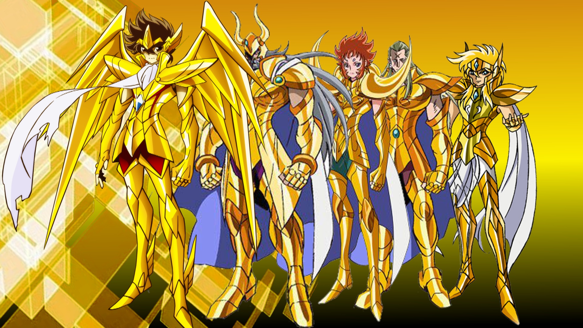 Great Anime Saint Seiya Gold Wallpaper HD SiwallpaperHD