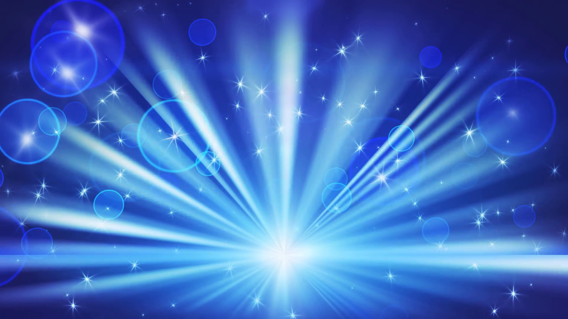 Lights And Shining Stars Blue Loop Background Motion