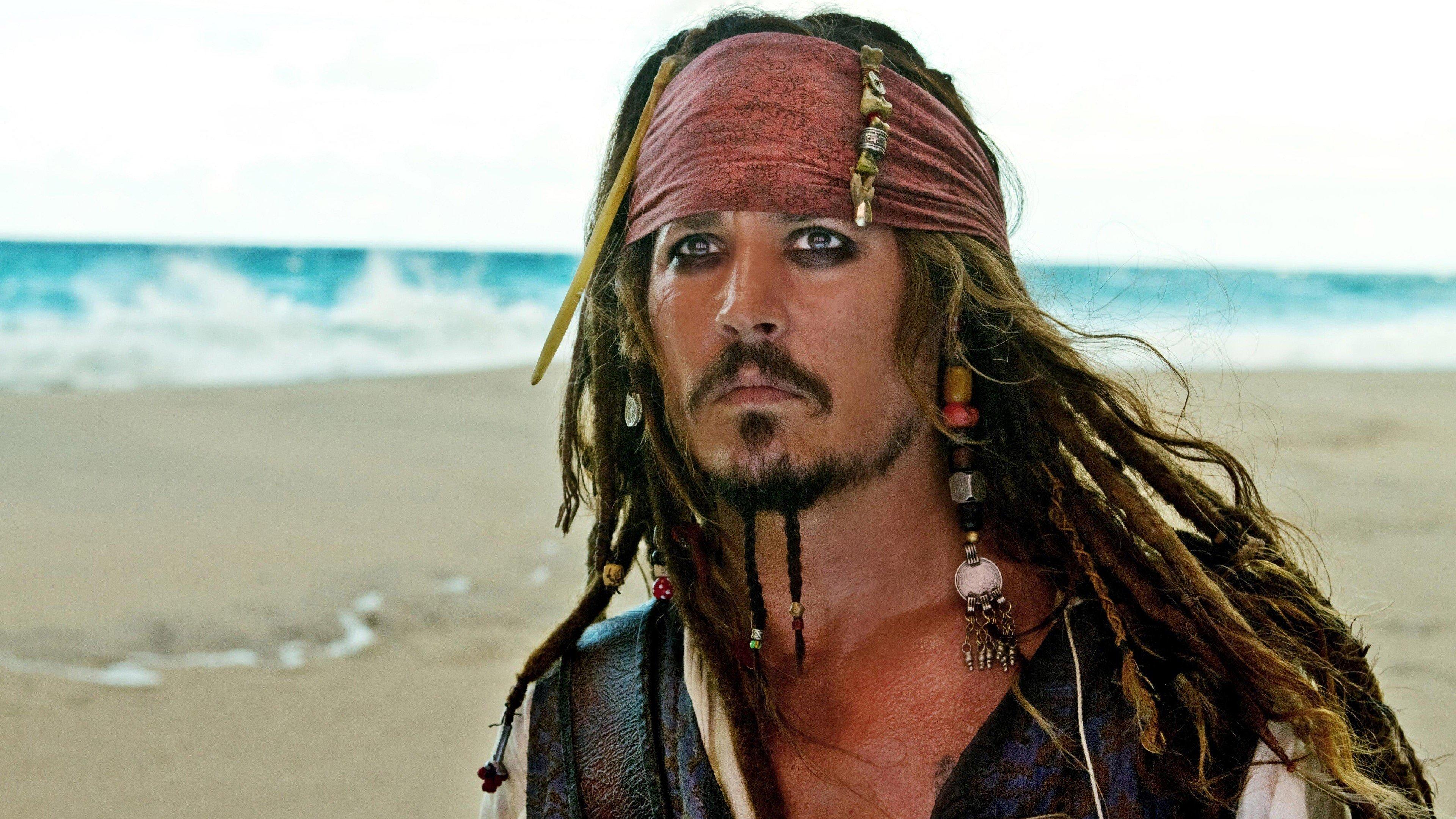 Wallpaper 4k Johnny Depp Pirates Of Caribbean Wallpaper