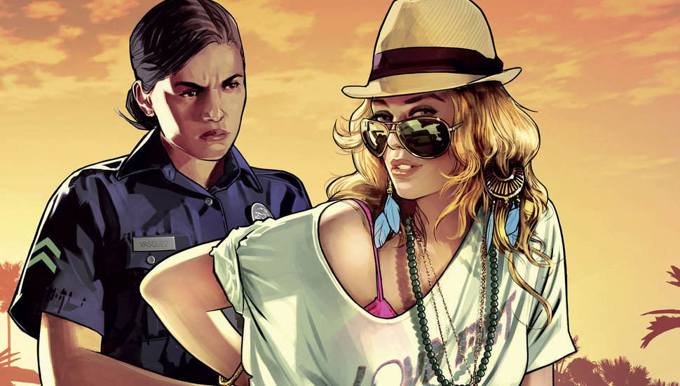 Grand Theft Auto V Police Girl Gta Kop Wallpaper And Desktop