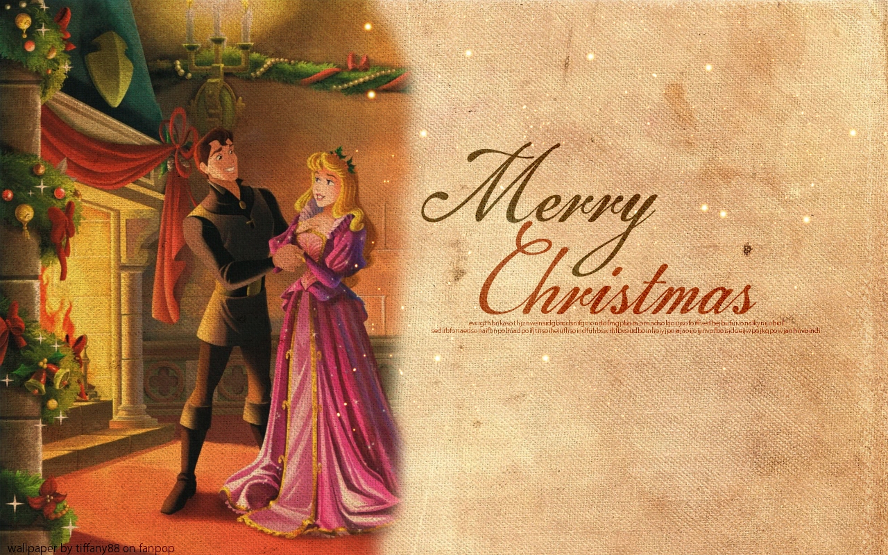 Disney Princess Chritmas Christmas Wallpaper