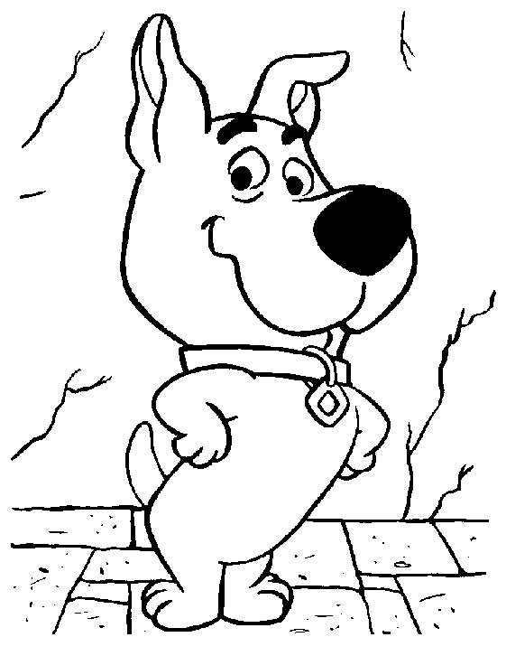 Scooby Doo Thanksgiving Coloring Pages 1
